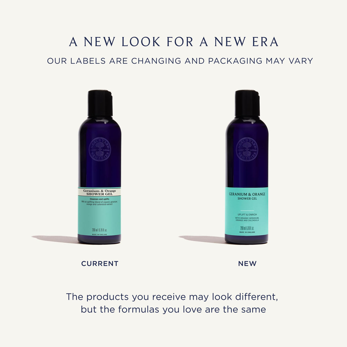 Neal's Yard Remedies Geranium and Orange Shower Gel - 200 ml