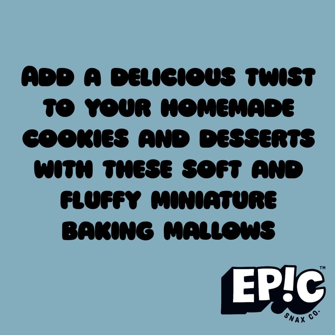 EP!C SNAX CO Mini Chunks American Style Bakin' Marshmallows, 150 g 4