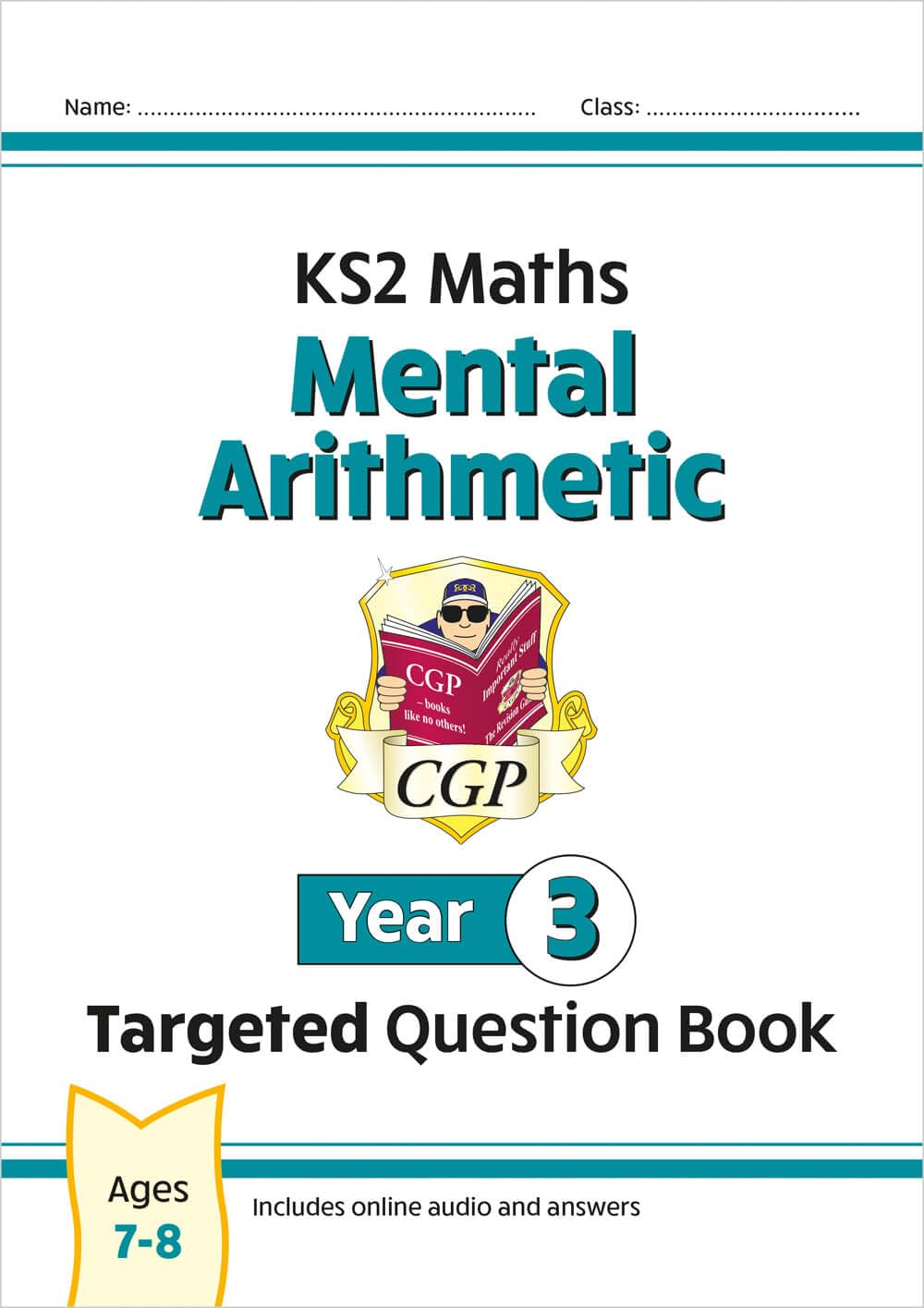 CGP Books New KS2 Maths Year 3 Mental Arithmetic Targeted Question Book - Ages 7-8 | Paperback