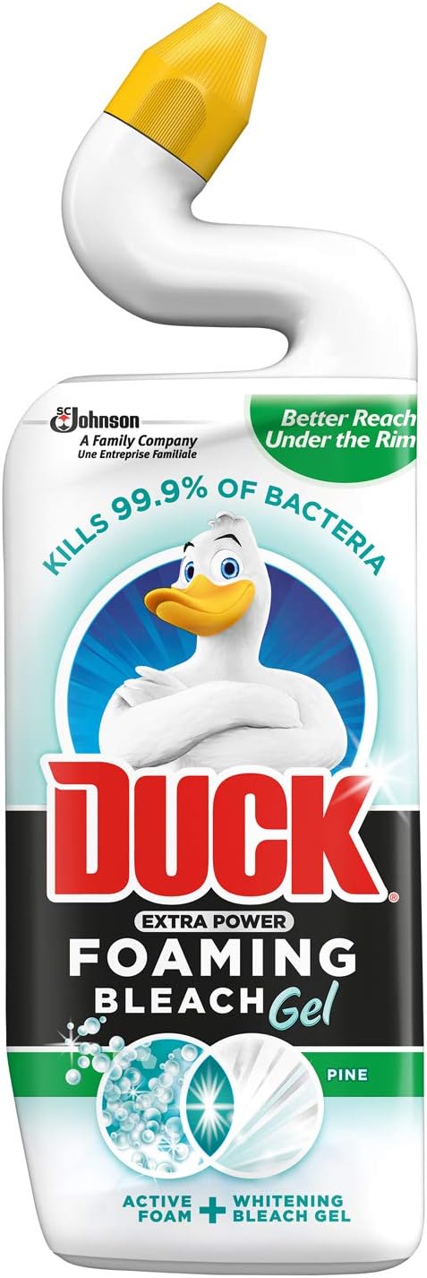 Duck - Foaming Bleach Gel Toilet Cleaner with Marine Scent 750ml