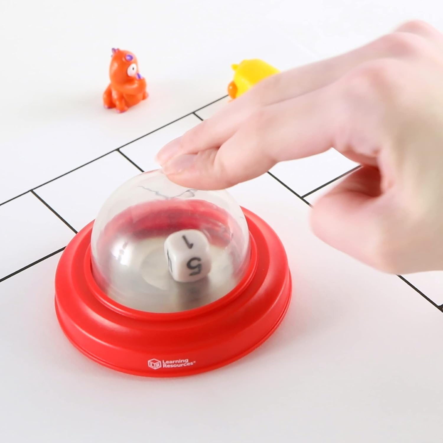 Learning Resources Poppers (Set of 2) Dice Dome Game for Maths and Play 4