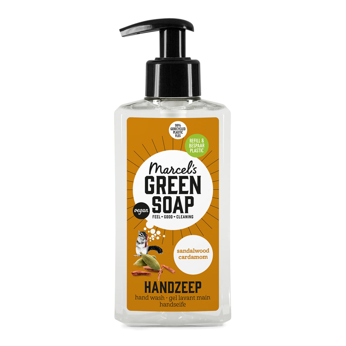 Marcel's Green Soap Hand Soap - Sandalwood & Cardamom - 250 ml