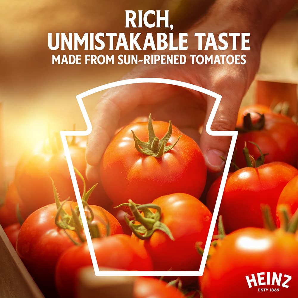 Heinz Tomato Ketchup 50% Less Sugar & Salt 435g 3