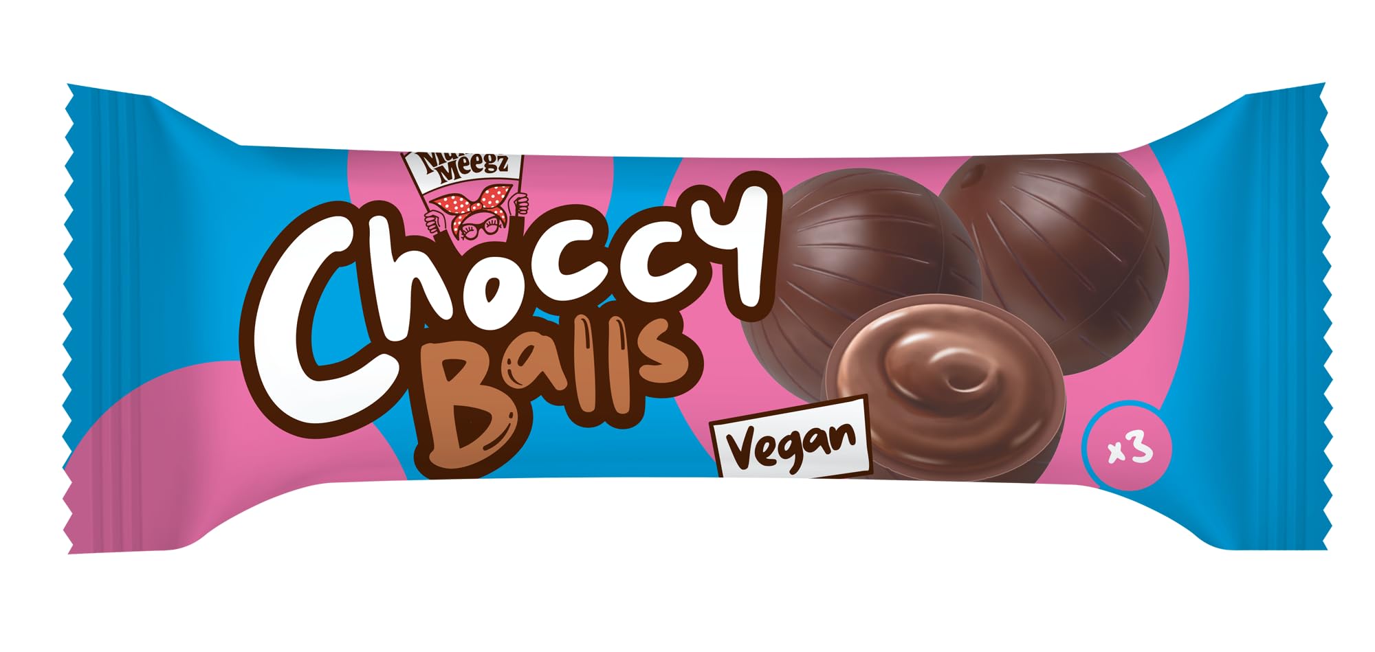 Mummy Meegz Vegan Choccy Balls - Indulgent Oat Milk Chocolate with Smooth Centre (3x12g)