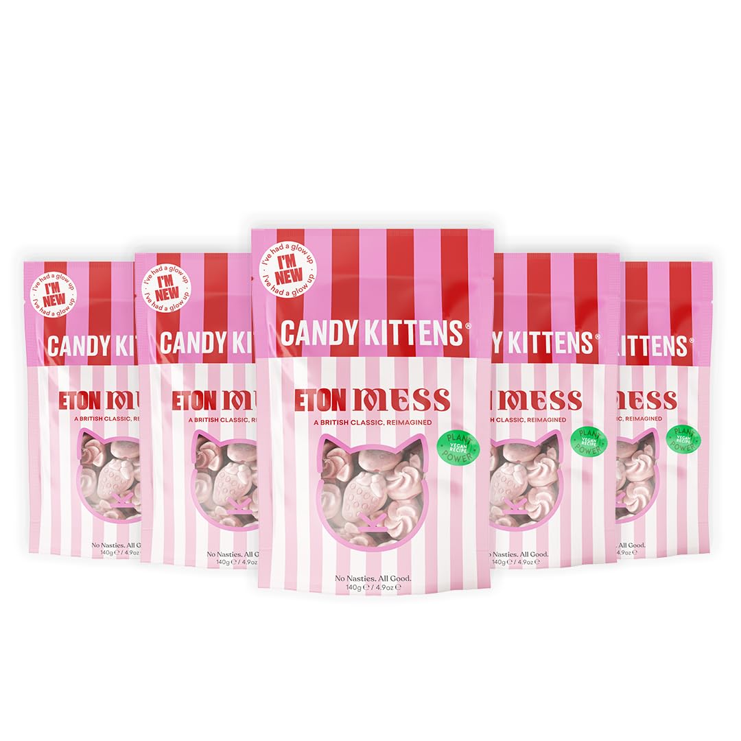 Candy Kittens Eton Mess Wild Strawberry Vegan Sweets Gift Pack