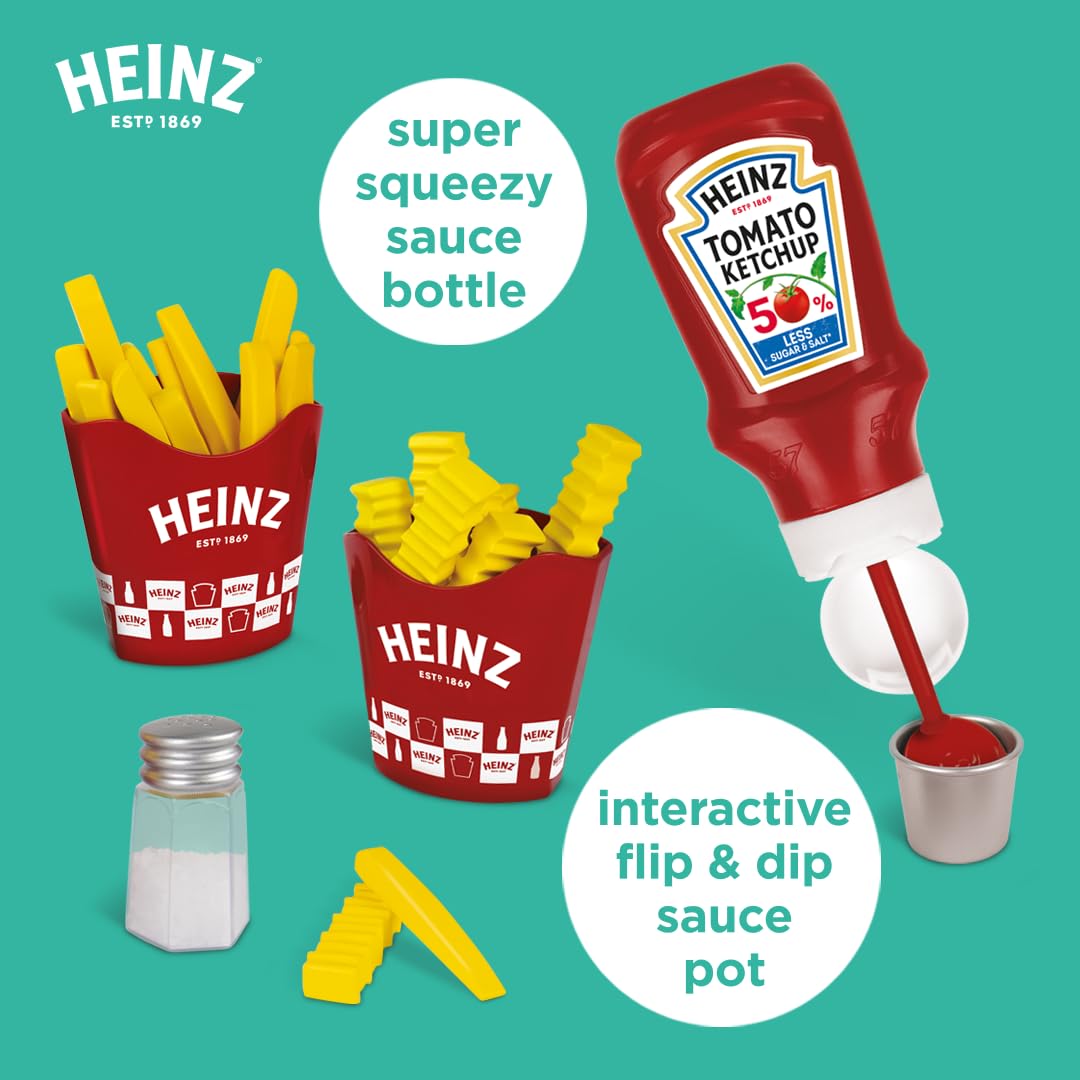 Casdon Heinz Chip & Dip Snack Set - Pretend Play Food for Ages 2+ 4