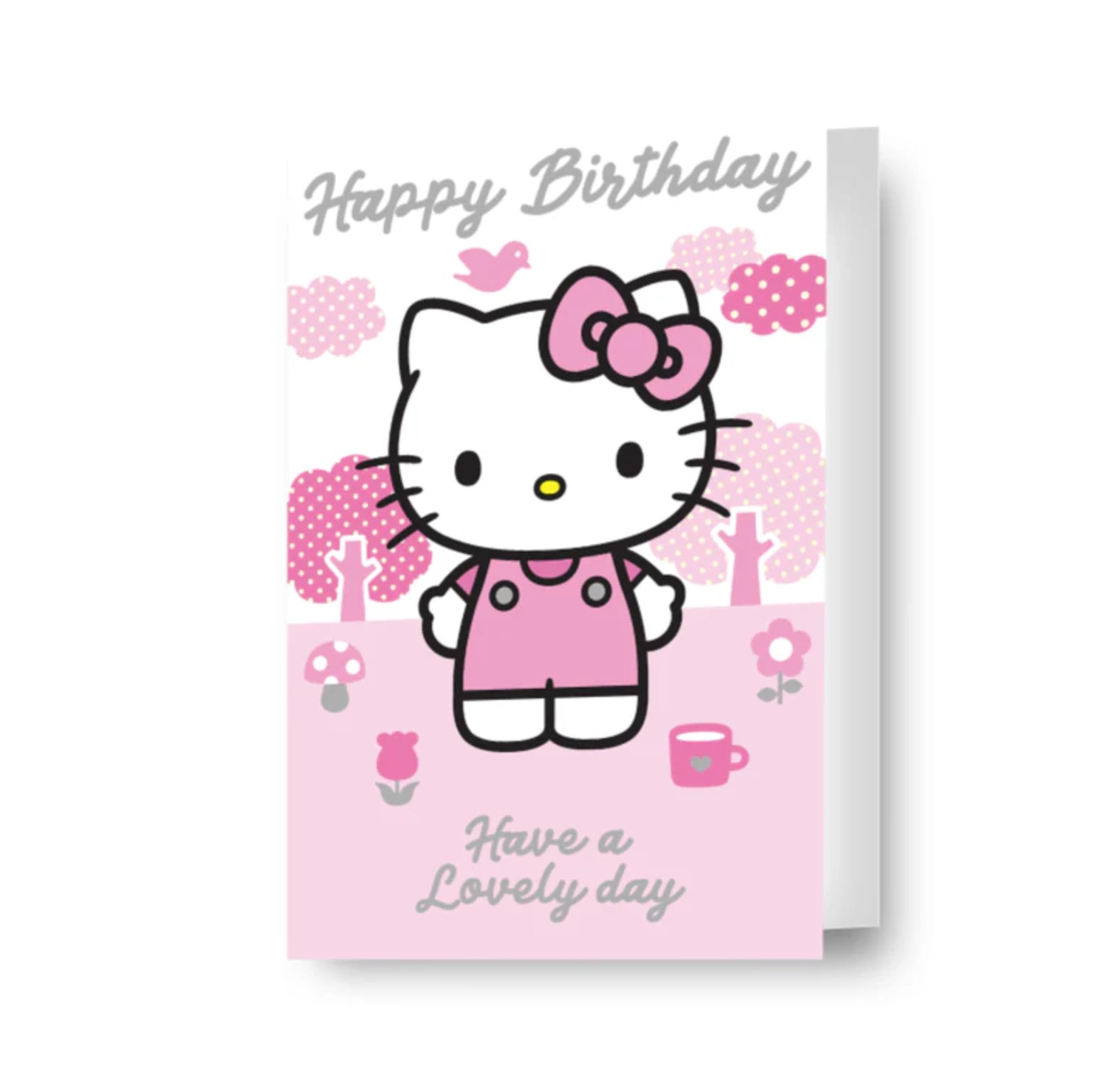 Danilo Promotions LTD Hello Kitty Birthday Card - 5x7 Inches | Blank Inside | Unisex Kids/Adults 1