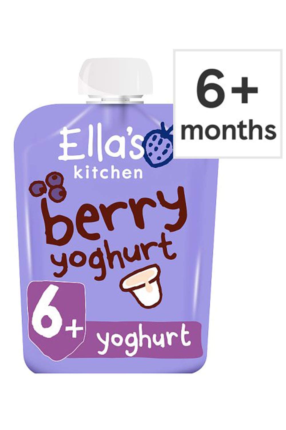 Ella's Kitchen - Organic Berry Greek Yoghurt Snack for Babies 90g