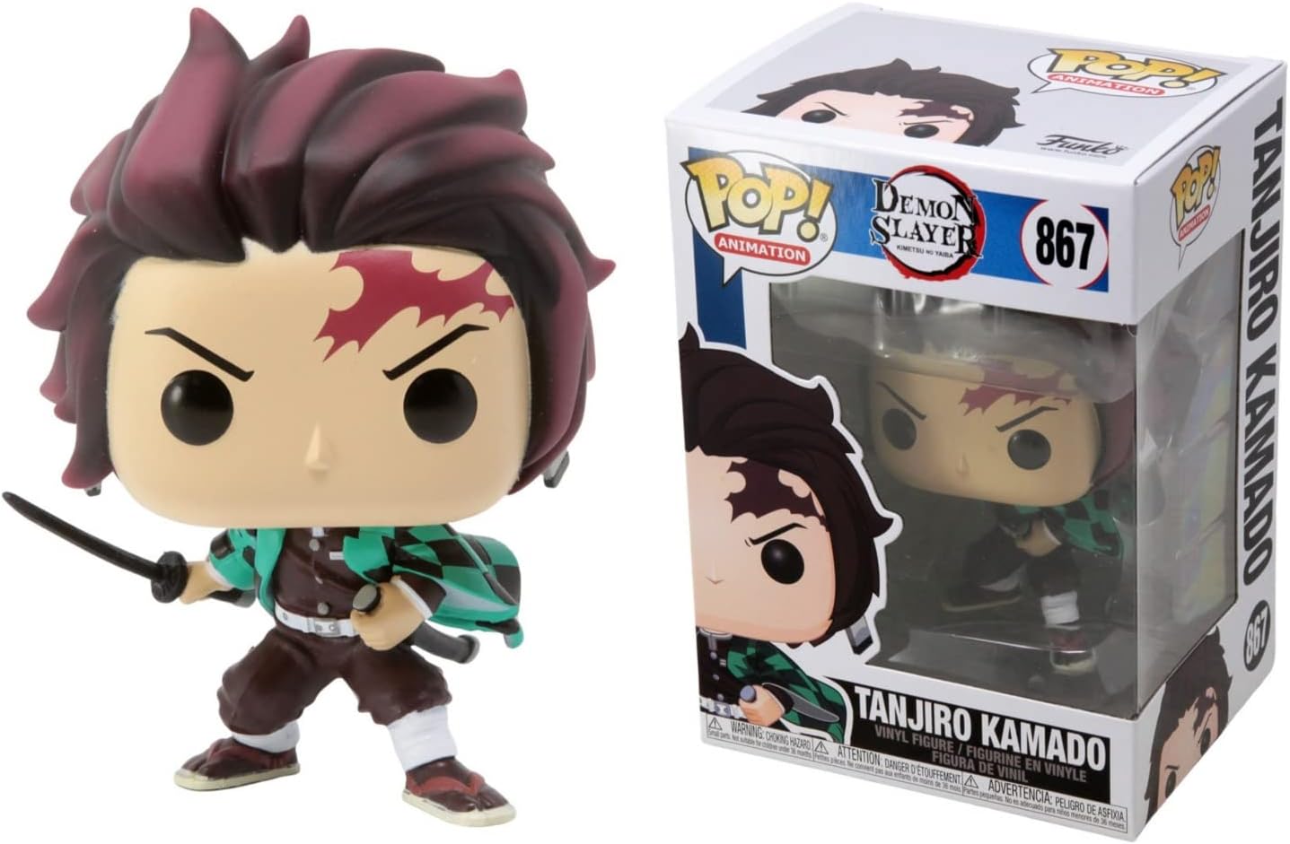 Funko Pop! Animation: Demon Slayer - Tanjiro Kamado Vinyl Figure (49010) 3