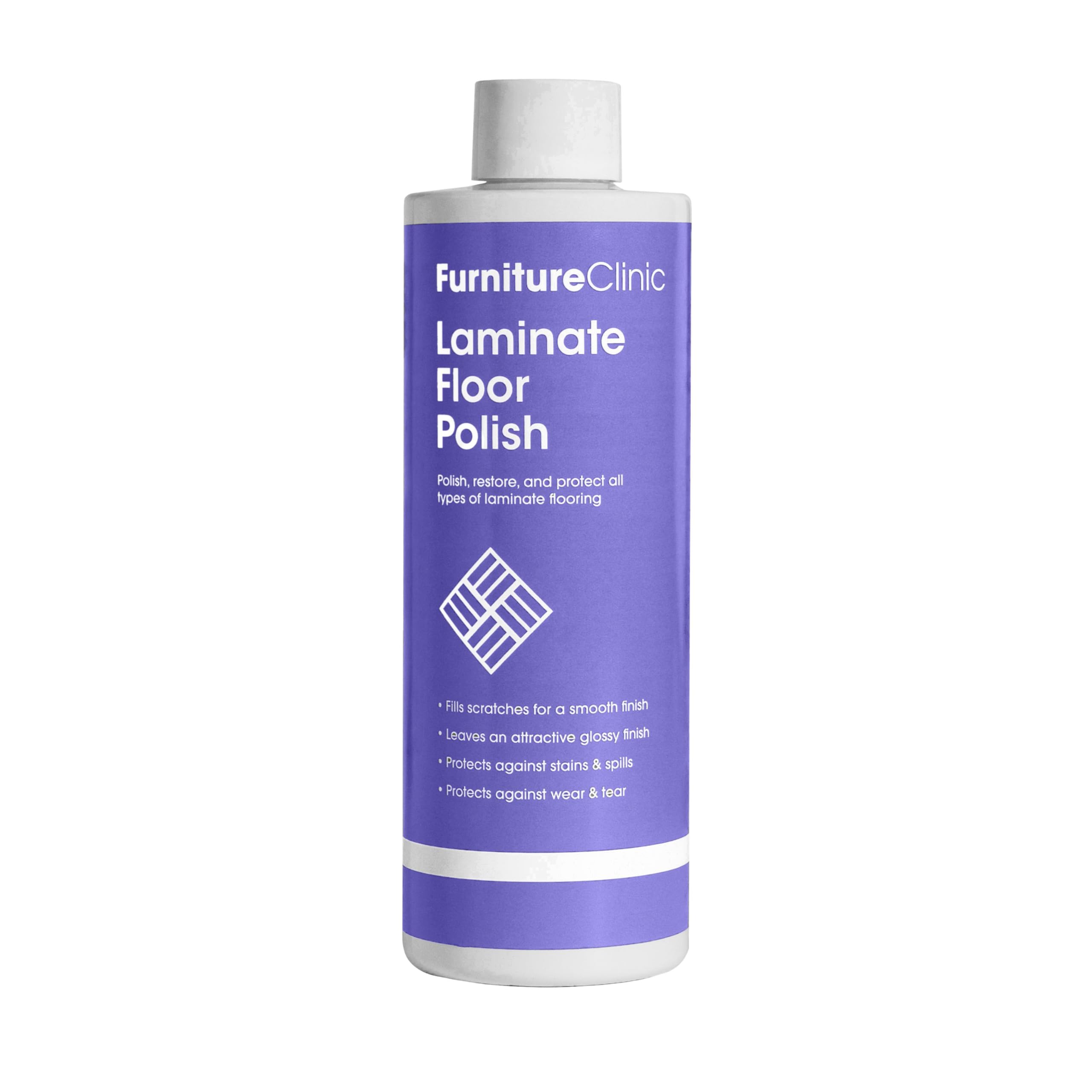 Furniture Clinic Laminate Floor Polish - 500ml Liquid | Non-Slip Finish | Restores & Protects