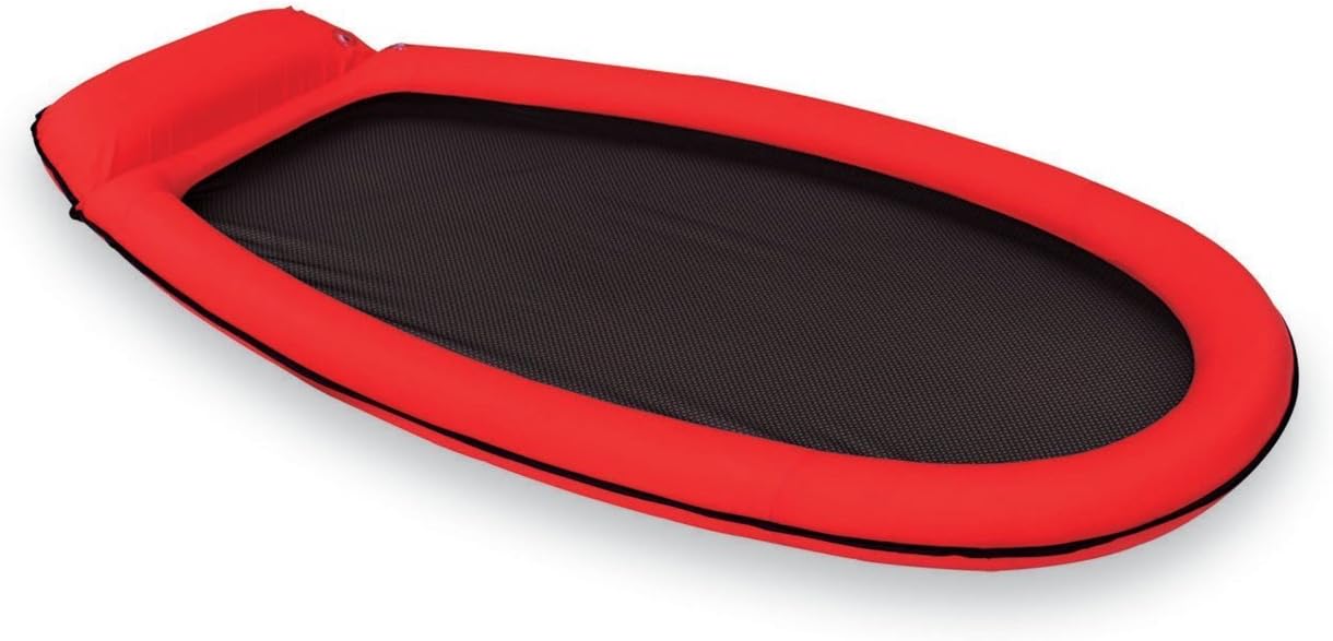 Intex Mesh Lounge Mat - 178x94 cm with Built-In Pillow and Dual Air Chambers 5
