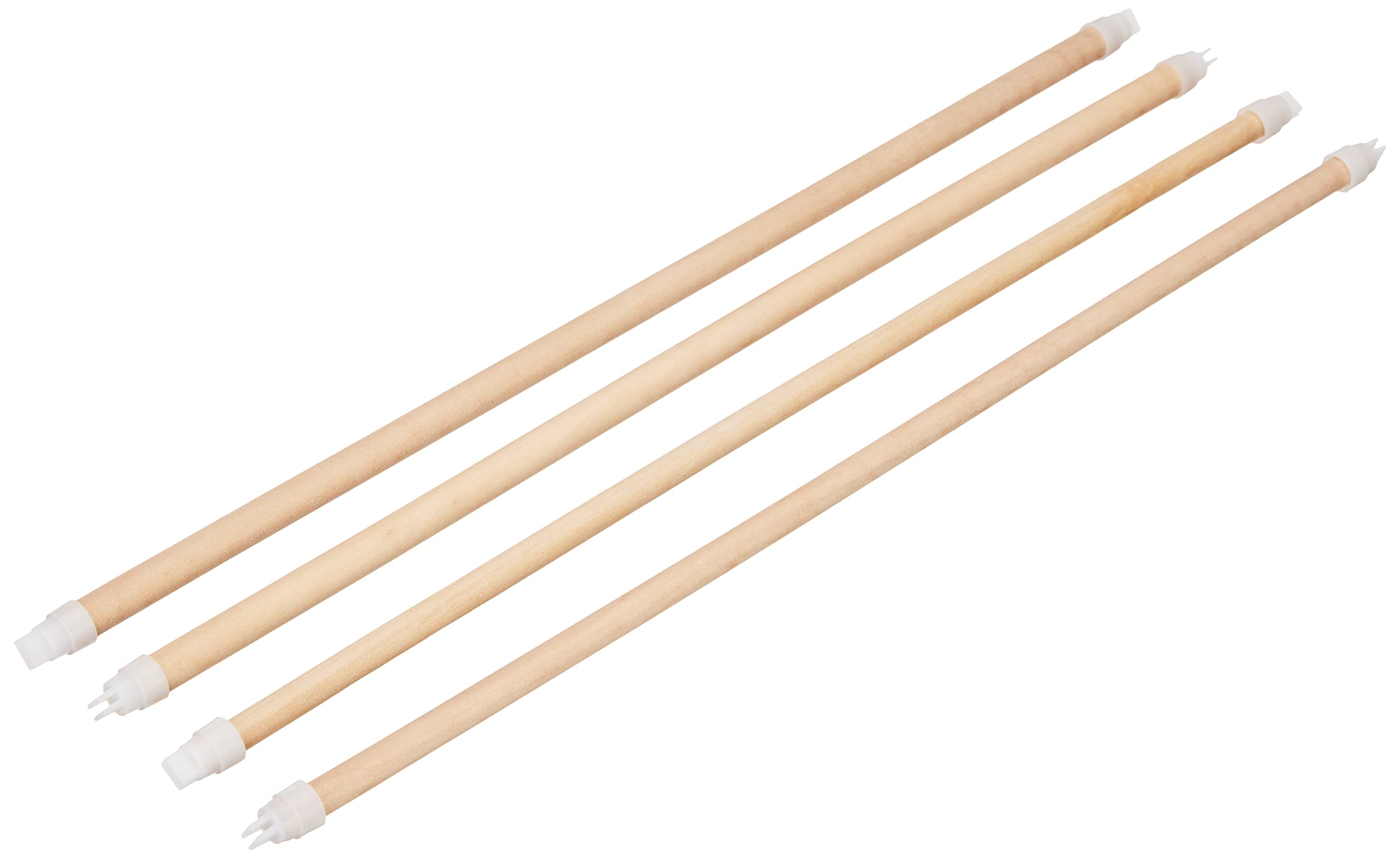 Kerbl Pet Wooden Perches - 45 cm Length | 2 x 10 mm & 2 x 12 mm Diameter | Includes Cage Bar Attachments