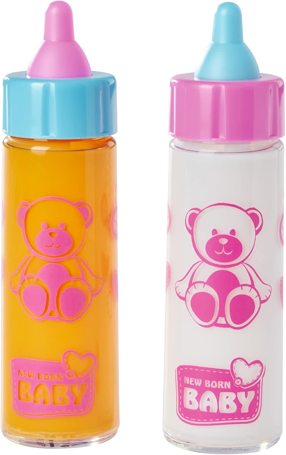 Simba 105560011 - Magic Milk & Juice Bottles for Baby Dolls, Pack of 2 4