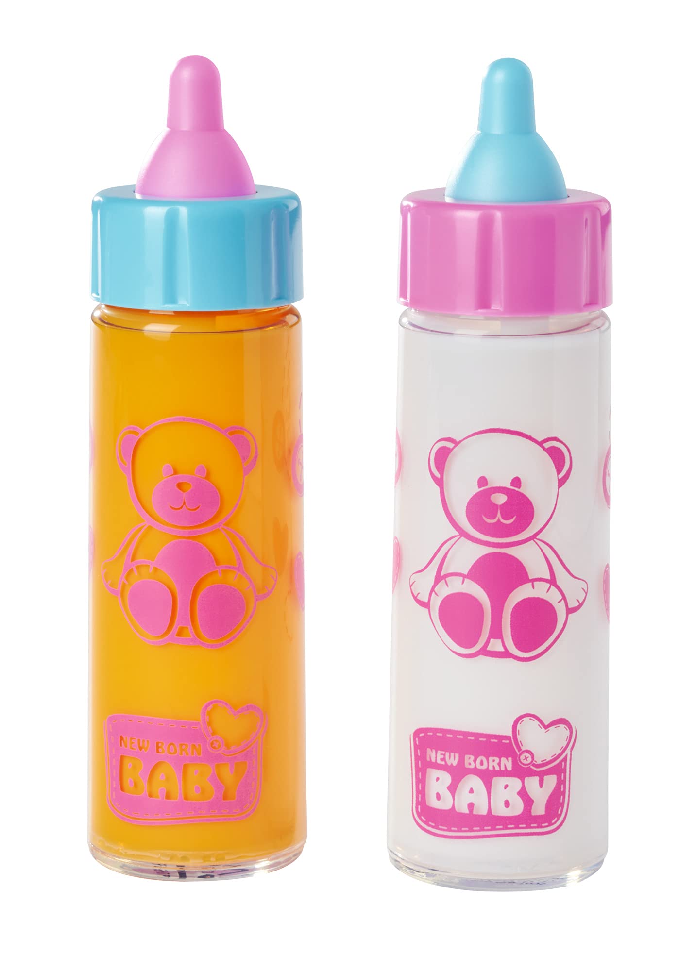 Simba NBB Magic Bottles - Pack of 2, 12cm, for Baby Dolls, Ages 3+