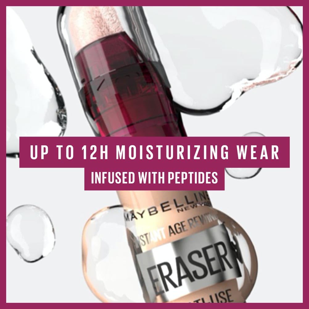 Maybelline Instant Anti Age Eraser Eye Concealer (6.8 ml) - 00 Ivory 12