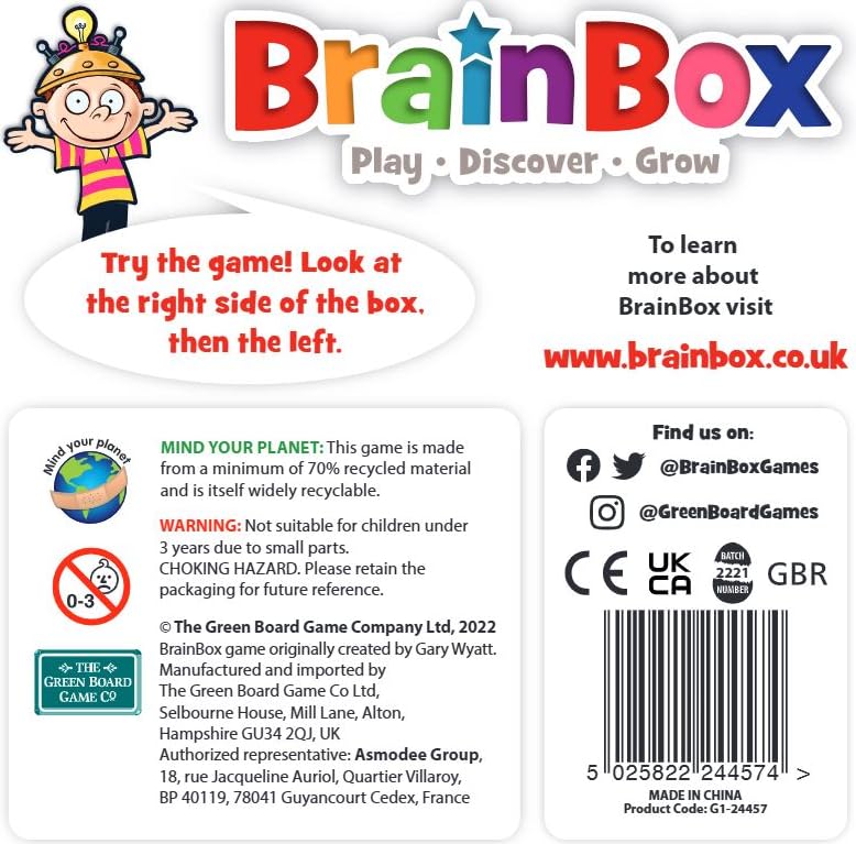 Brainbox Let's Learn Spanish Card Game for Ages 8+ | 1+ Players | 10 Minute Play 8