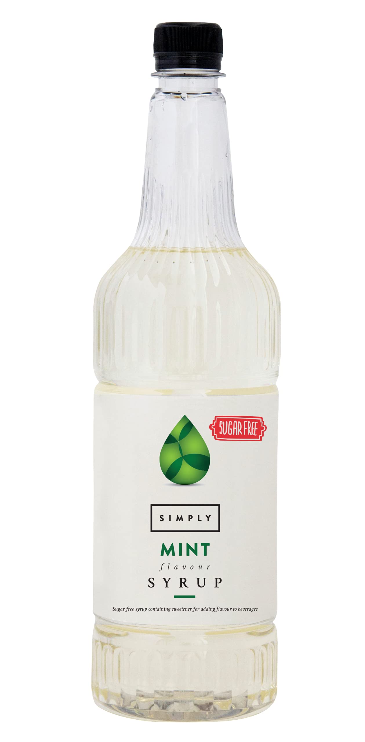 Simply Sugar Free Mint Syrup - Low Calorie, Vegan, Nut Free | 1L Liquid 2