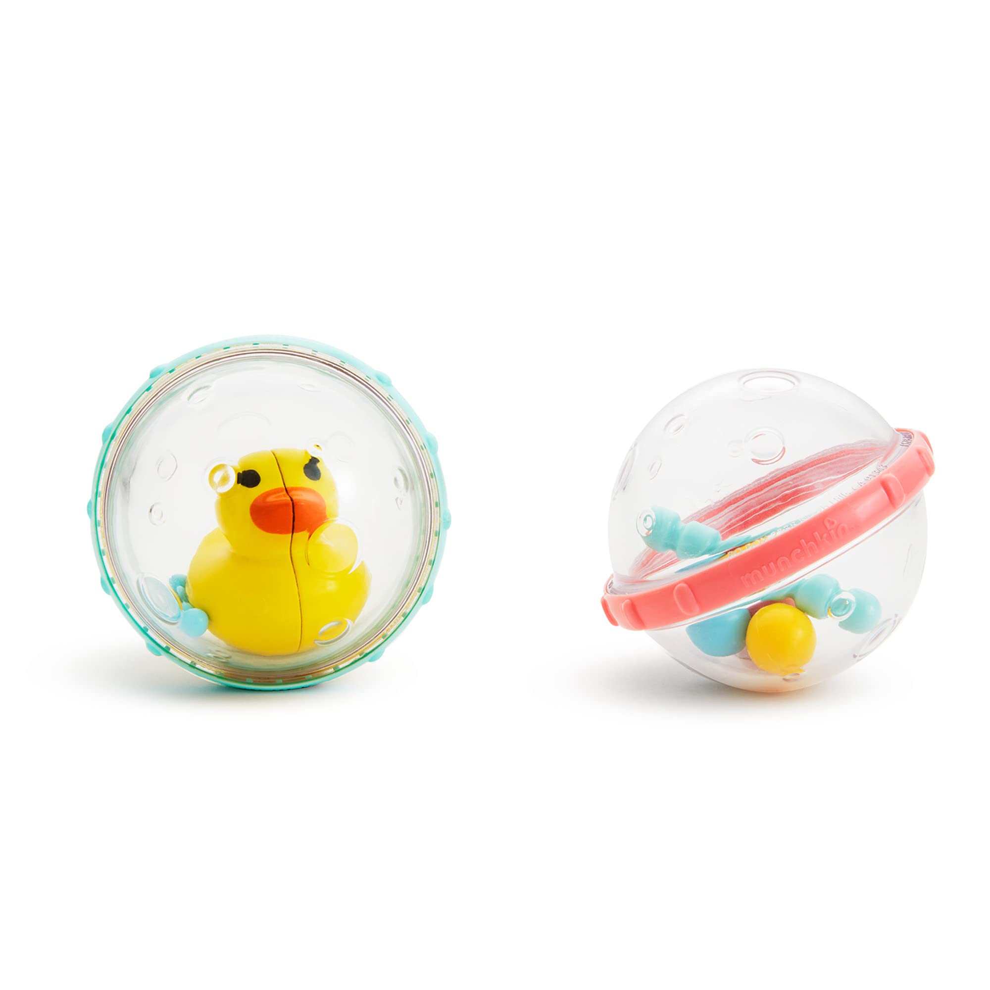 Munchkin Float and Play Bubbles Bath Toy - Floats, Spins, Rattles for Babies 3M+