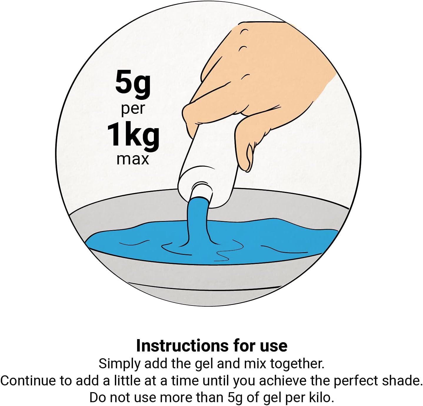 Colour Splash - Lebensmittelfarbgel Grün | Hochkonzentriertes Backgel für Zuckerguss, Zuckerpaste und Kuchenmischungen 4