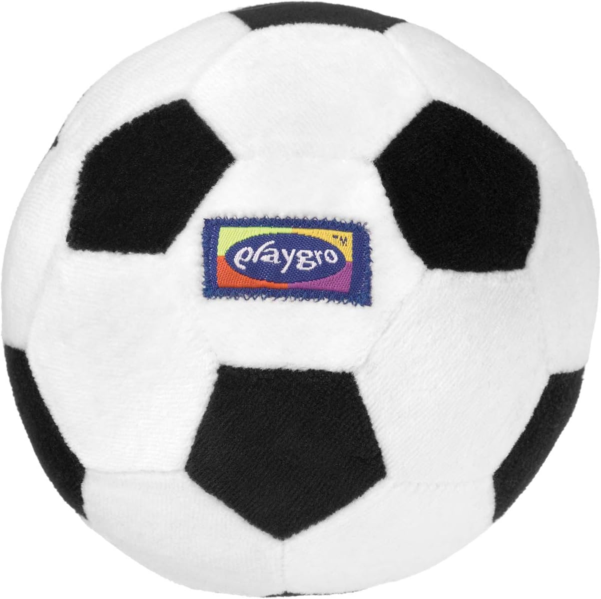Playgro My First Football - Soft Plush Rattle Ball for Babies 6 Months+