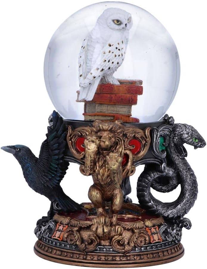 Nemesis Now Officially Licensed Harry Potter Hedwig Snow Globe, Multi Coloured, 5