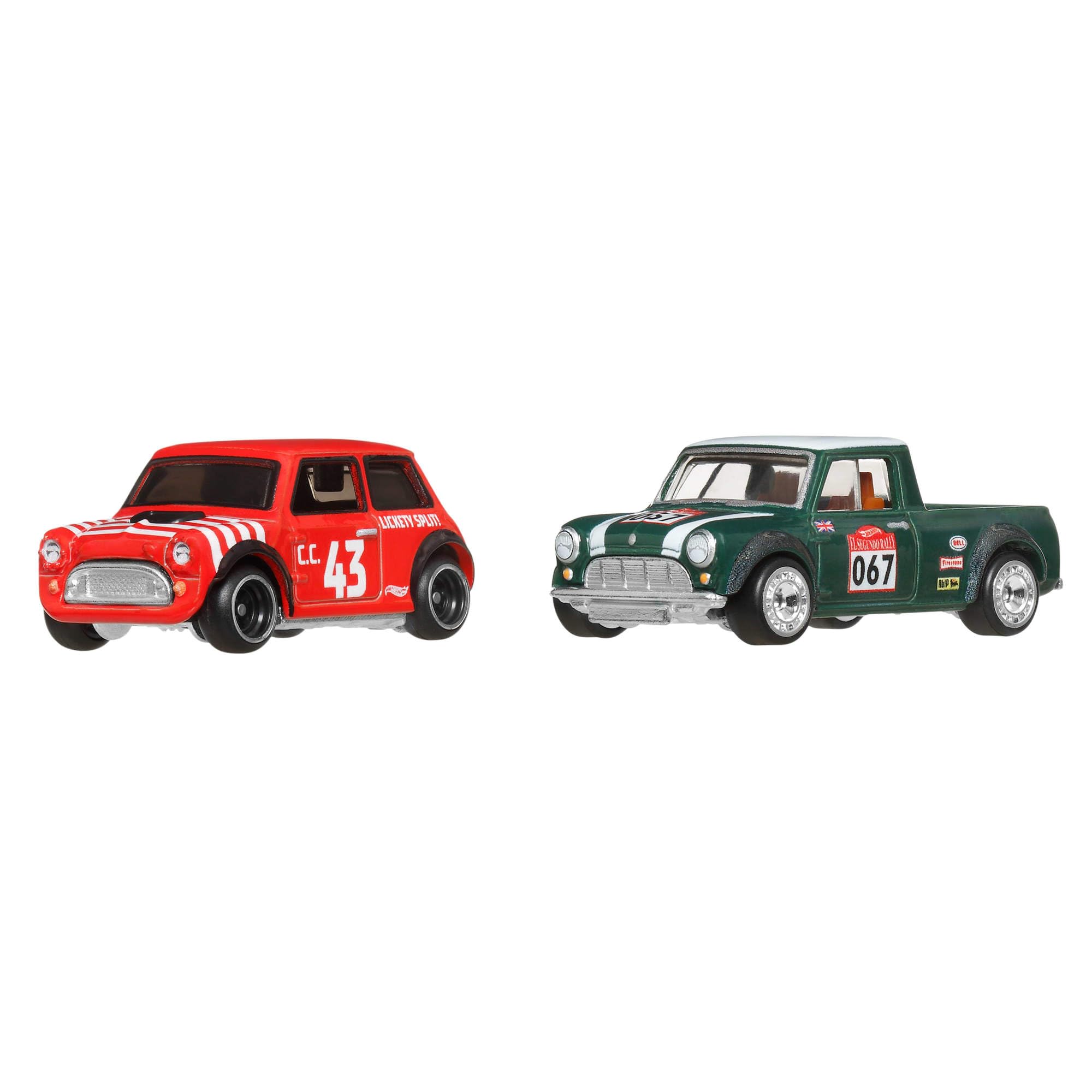 Hot Wheels Premium Morris Mini & '67 Austin Mini Pickup 2-Pack 1:64 Scale Die-Cast Cars