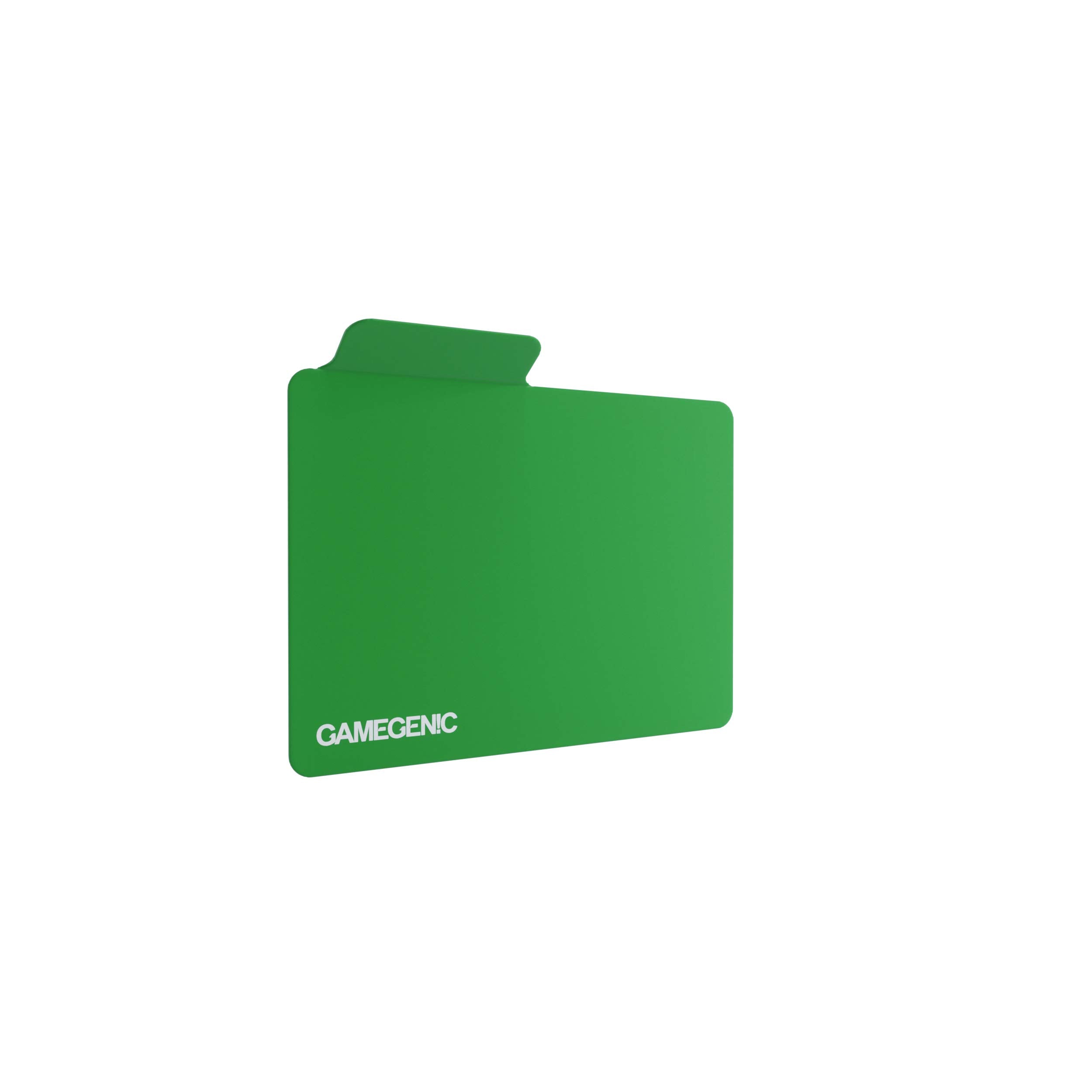 Gamegenic 80-Card Side Holder - Sideloading Deck Box with Cobra Neck, Green