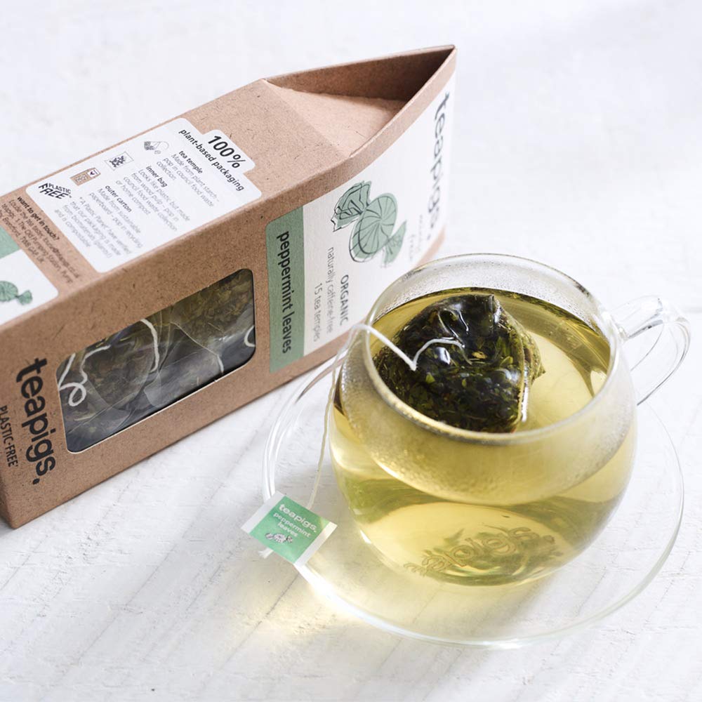 teapigs Peppermint Tea - Caffeine-Free Loose Leaf Herbal Tea, 100g