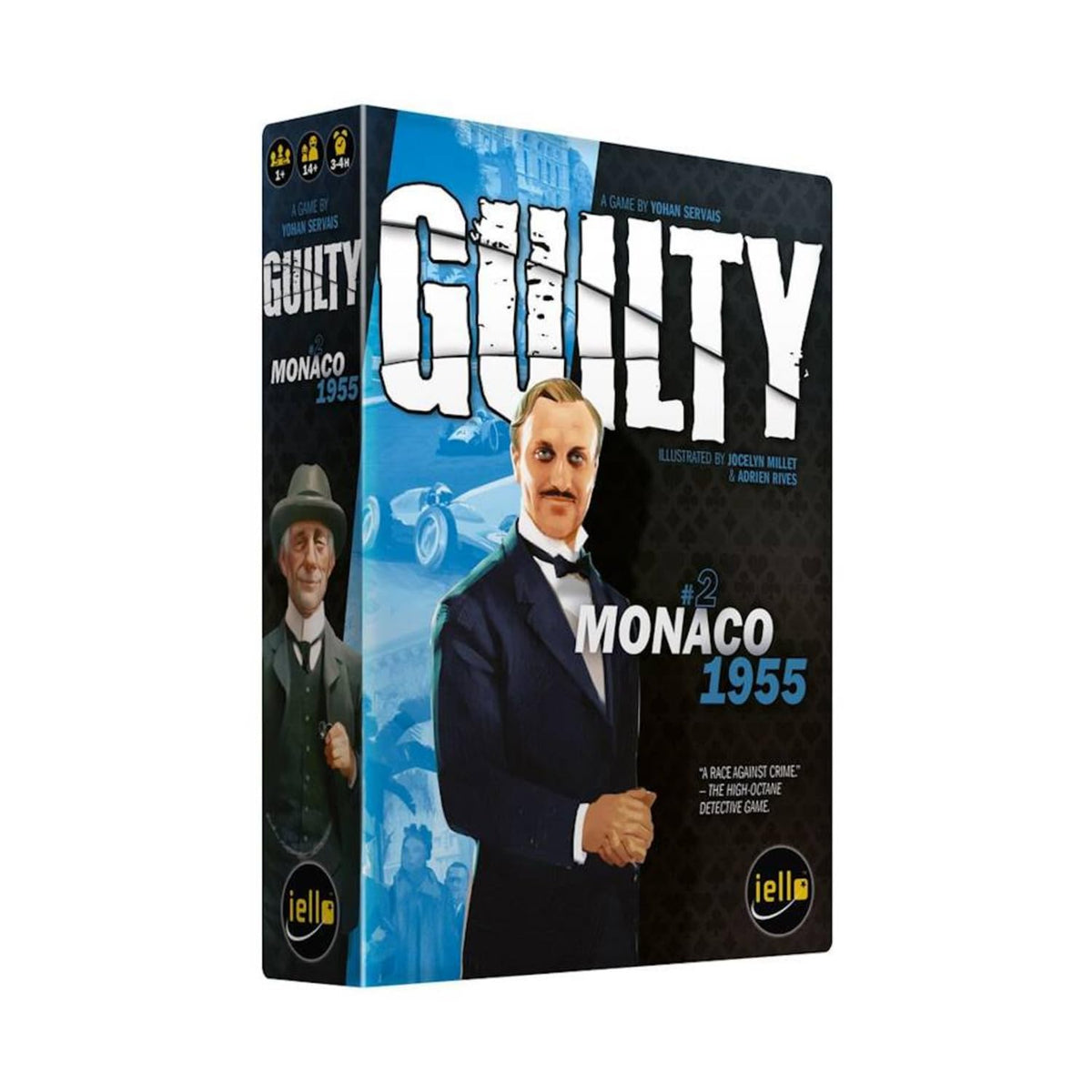 IELLO Guilty: Monaco 1955 - Cooperative Deduction Board Game | Unisex Adult | English