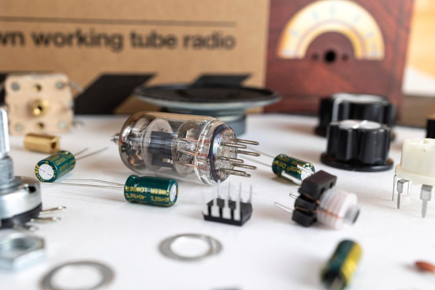 EIGHT Build Your Own Tube Radio Kit - Educational Electronics Project for Ages 14+