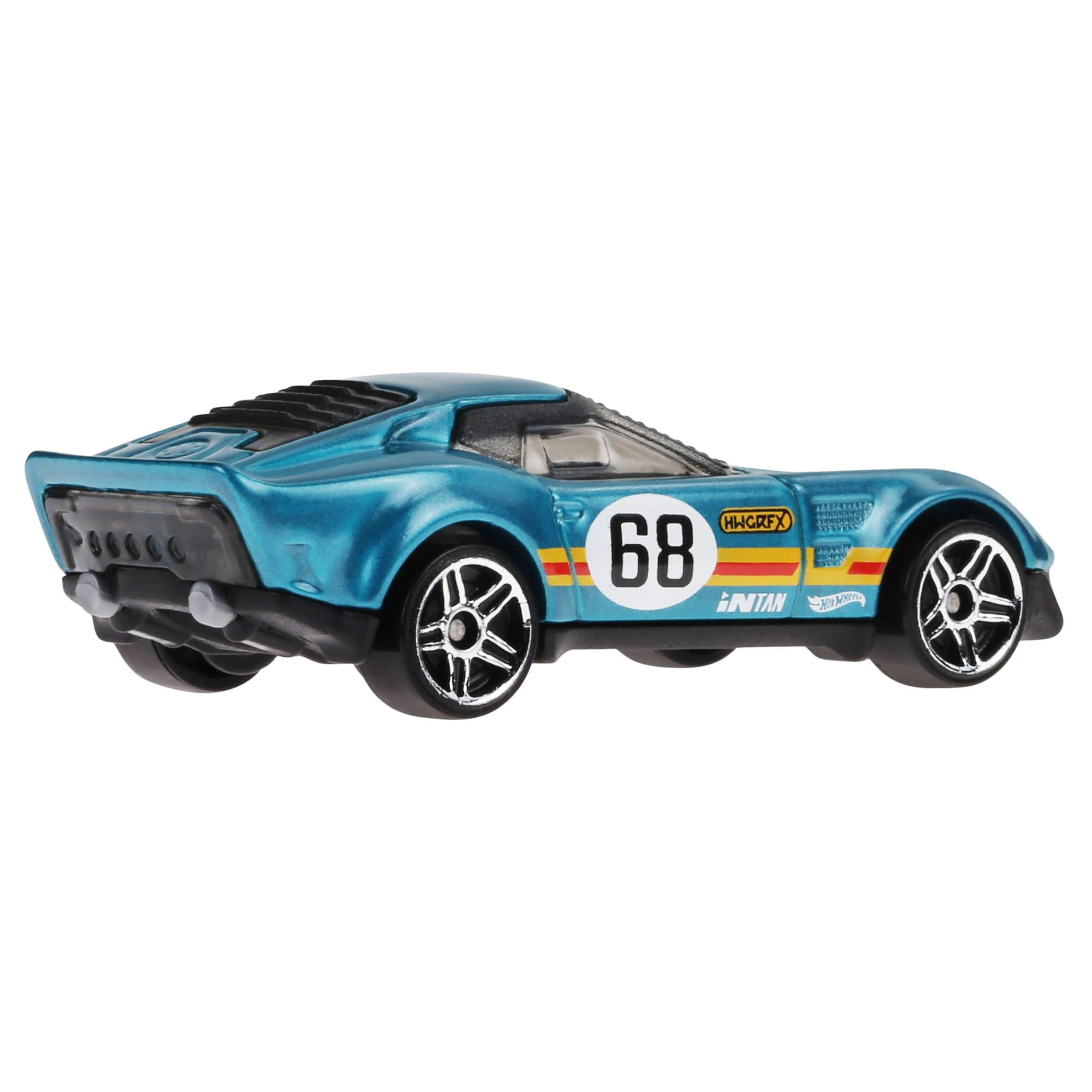 Hot Wheels 10-Pack of Toy Race Cars - 1:64 Scale Die-Cast Vehicles with Corvette, Lamborghini & McLaren (Amazon Exclusive) 3