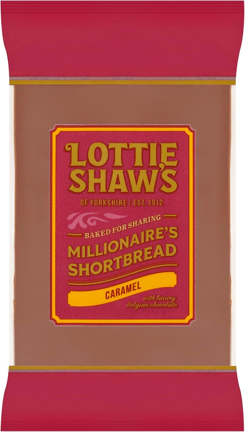 Lottie Shaw's Millionaire Shortbread Chocolate Sharing Bar - 240 g