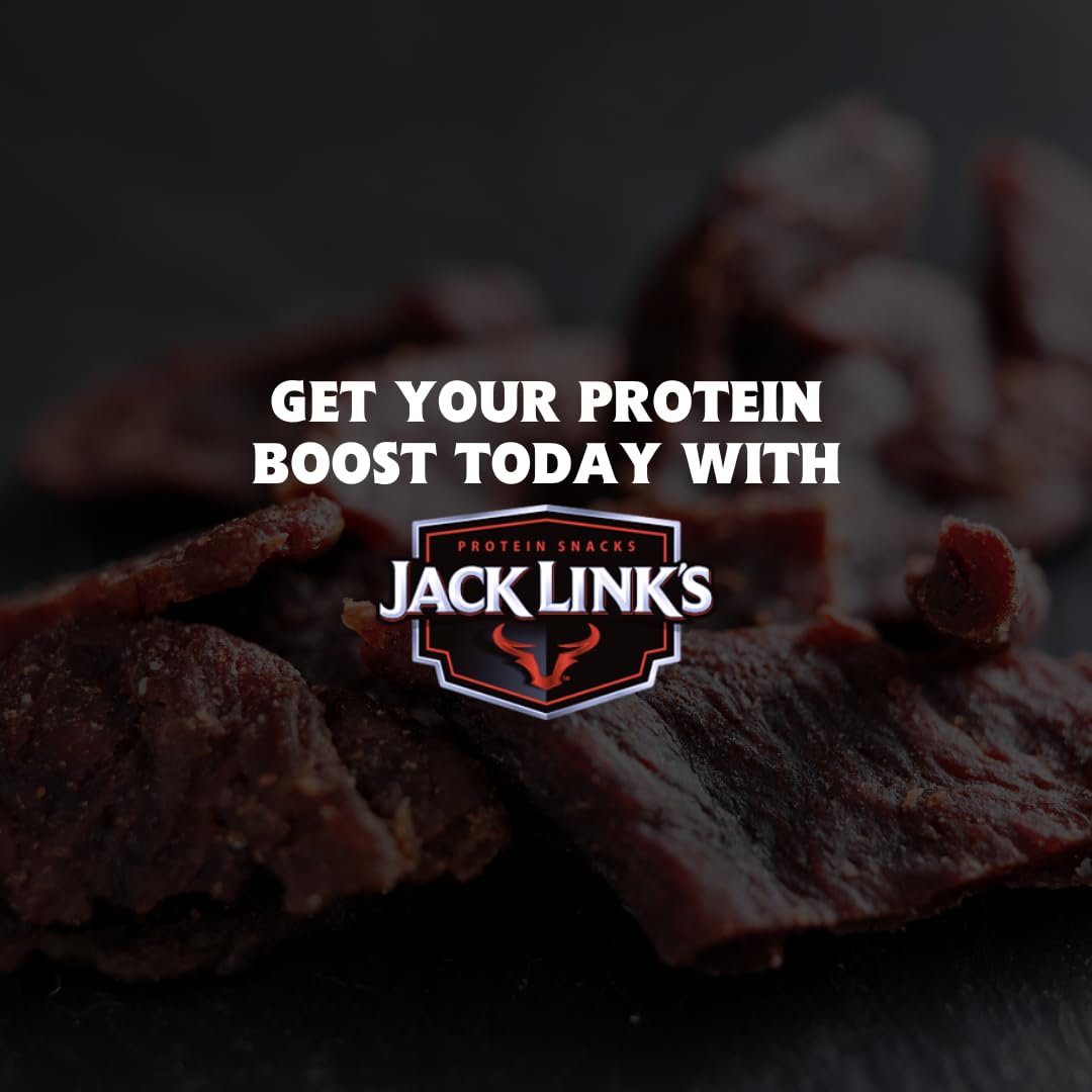 Jack Link's Beef Jerky Sweet & Hot, 12-Pack (12 x 40g), Dried Meat Snack High in Protein