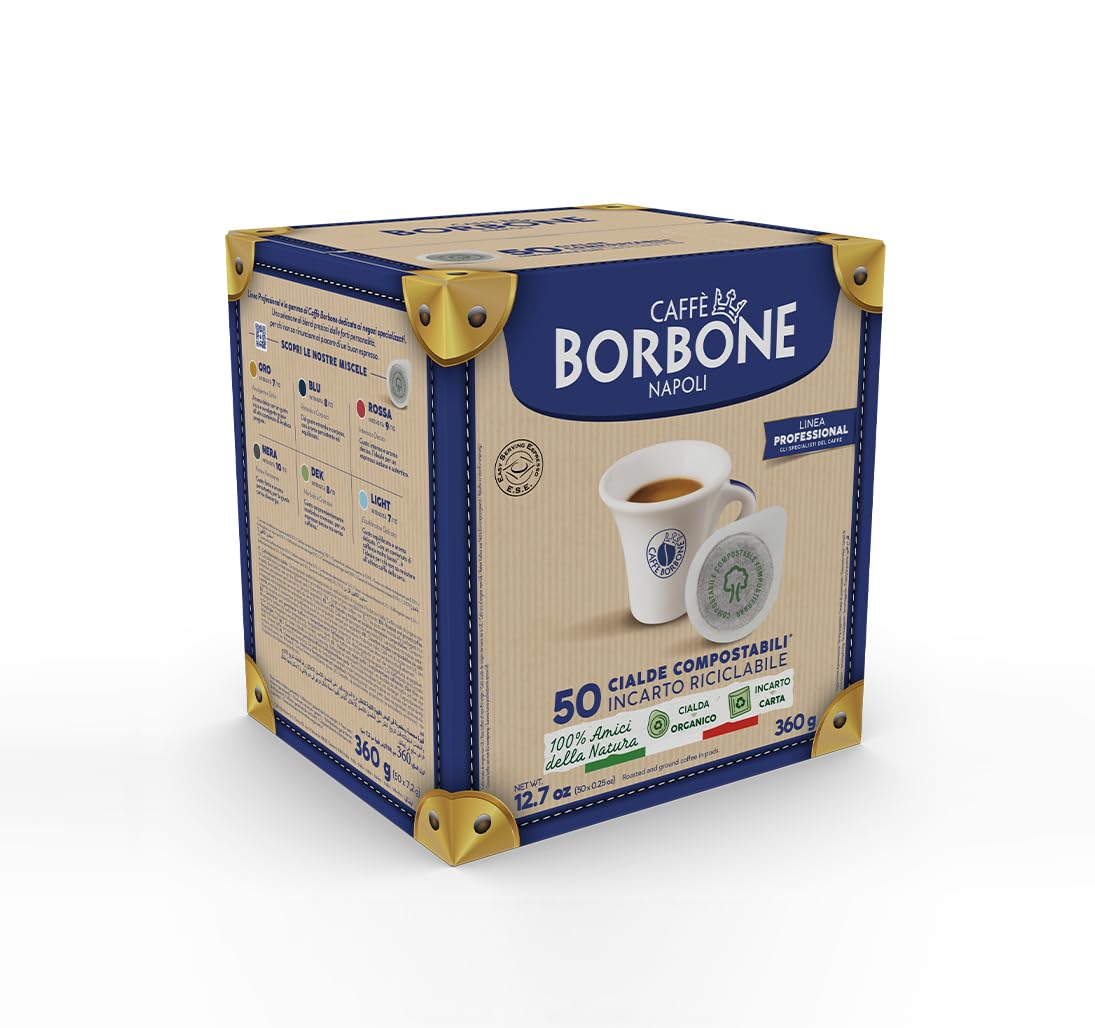 Caffè Borbone Black Coffee Blend – 50 kompostierbare ESE-Pads (dm 44) 3