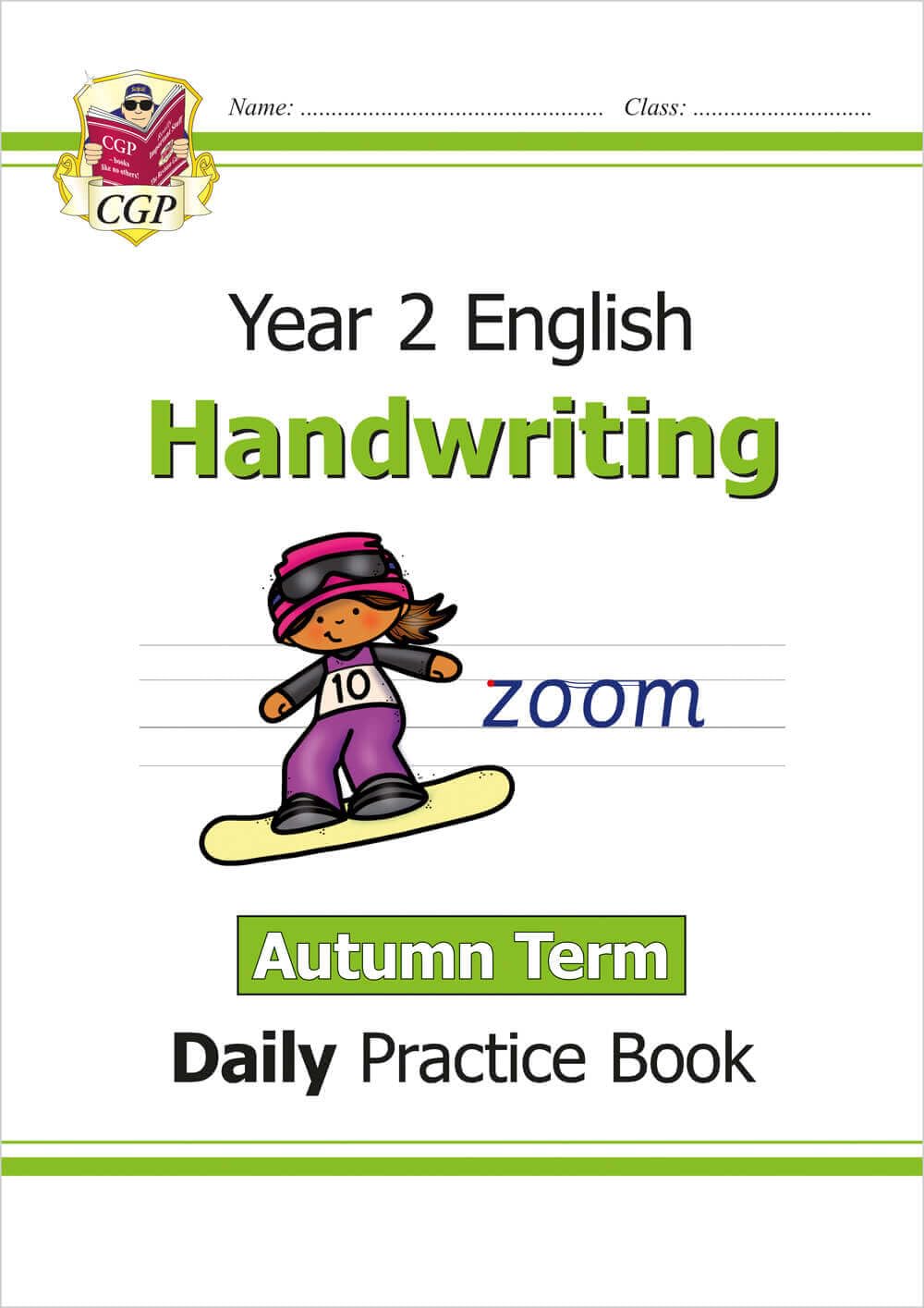 Coordination Group Publications Ltd (CGP) KS1 Handwriting Year 2 Daily Practice Book - Autumn Term | Paperback | 64 Pages