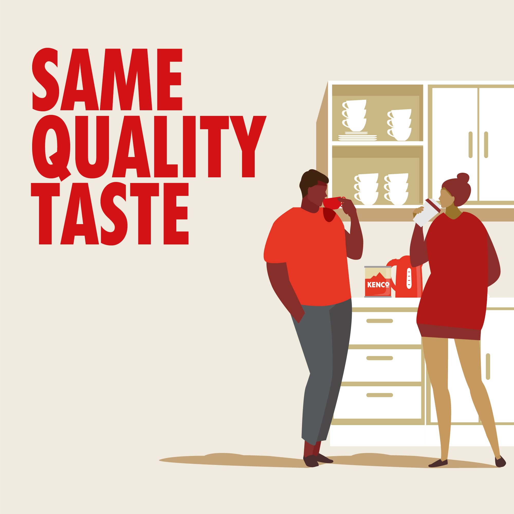 Kenco Cappuccino Instant Coffee 1kg - Tin (Pack of 1) 4