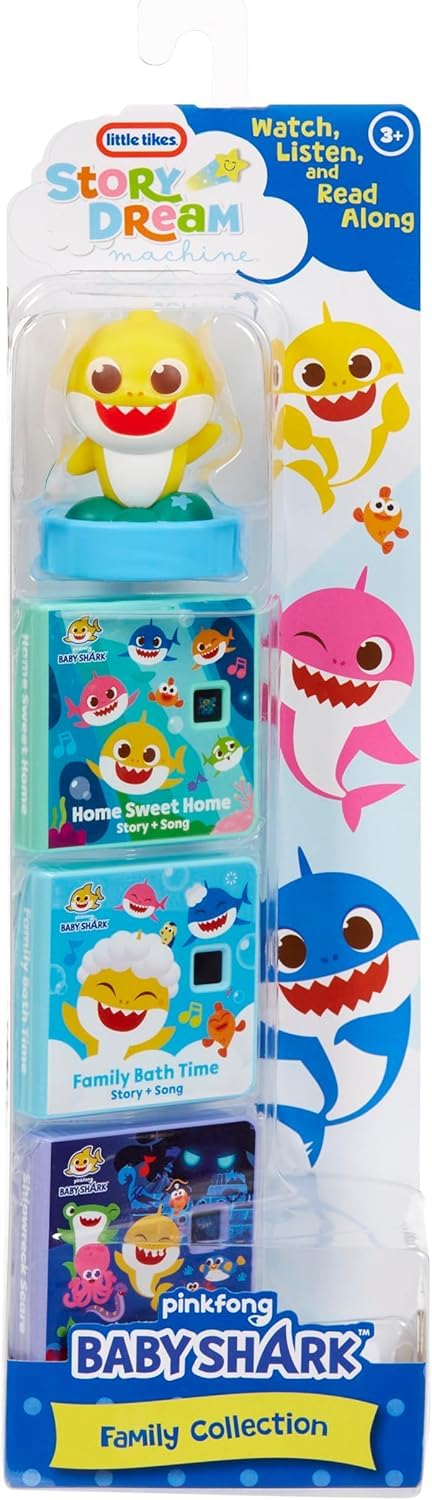 little tikes Baby Shark Family Collection - 3 Stories | Ages 3+ 5
