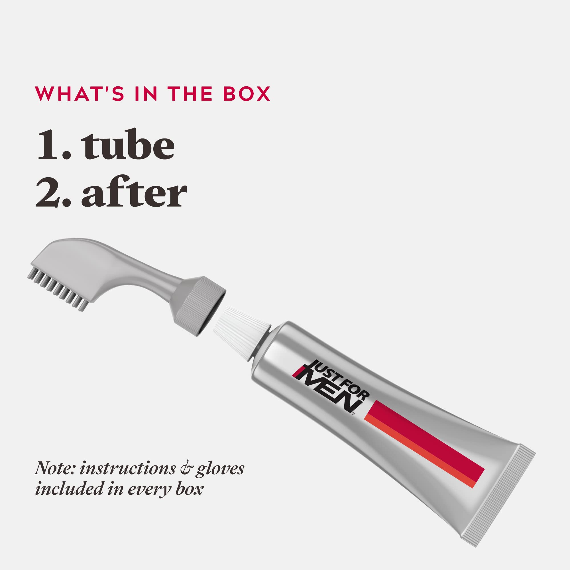 Just for Men Ultra Medium Brown Hair Colour Dye - Comb-In Applicator for Grey Coverage (A35)