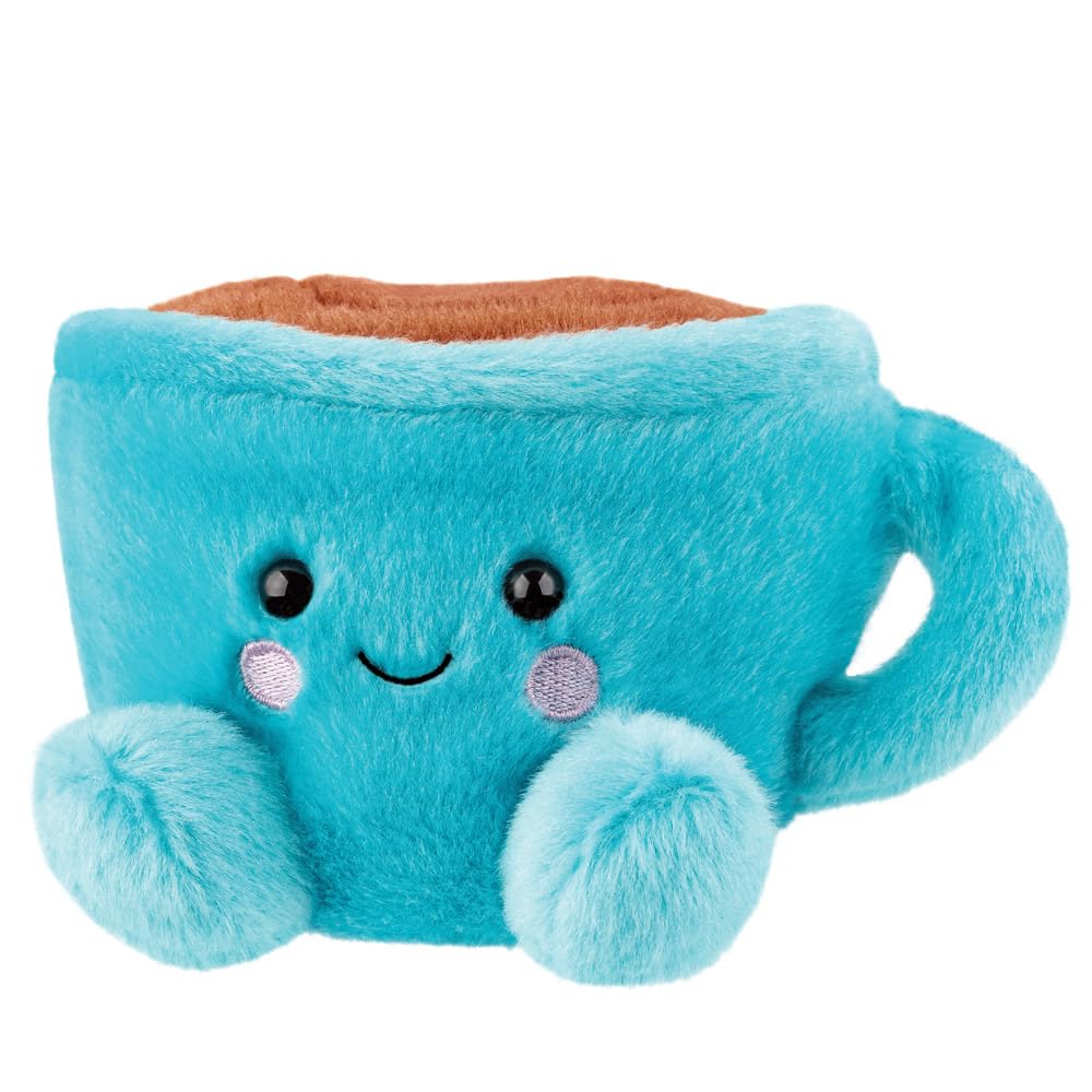 Aurora Palm Pals Toby Teacup 5" Soft Toy - Blue, Collectible Plush for All Ages