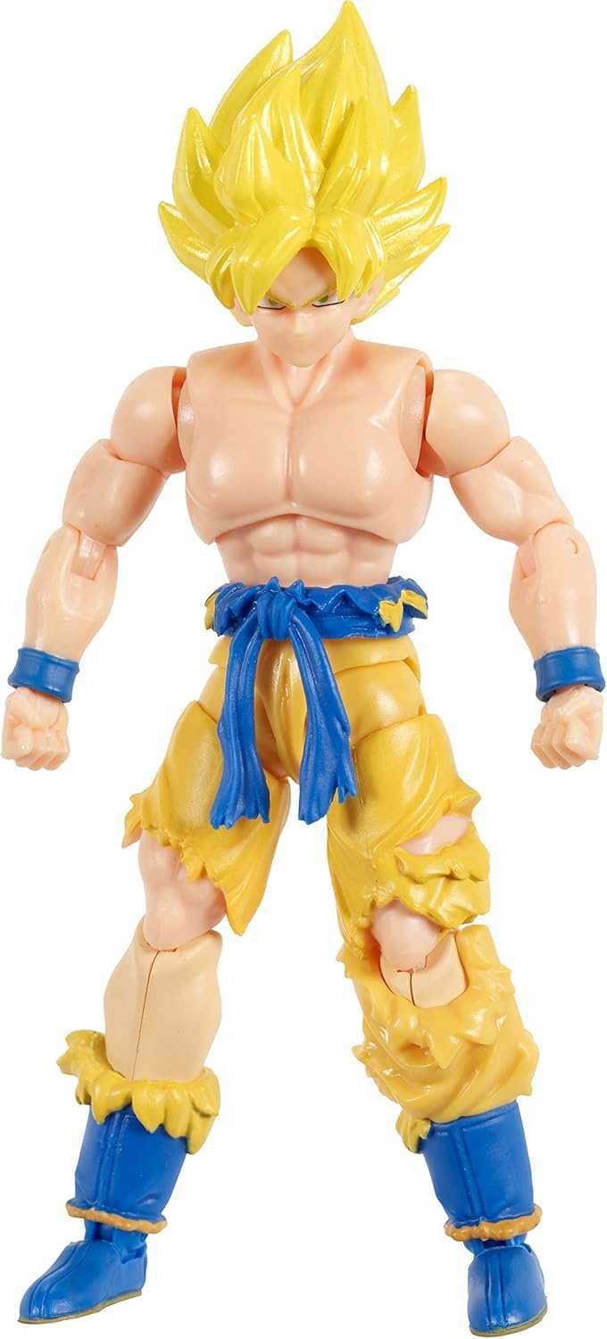 BANDAI Dragon Ball Evolve Super Saiyan Goku Action Figure - 12.5cm, Plastic, Unisex Children