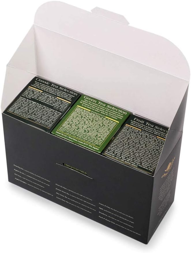 Ahmad Tea Twelve Teas Collection - 60 Tea Bags with Black, Green & Fruit Flavoured Teas 6