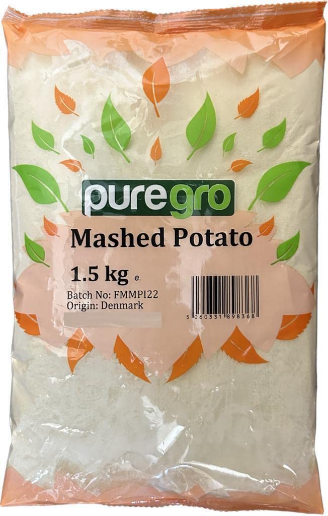 Puregro Mashed Potato - 1.5kg Pouch | Side Dish or Ingredient