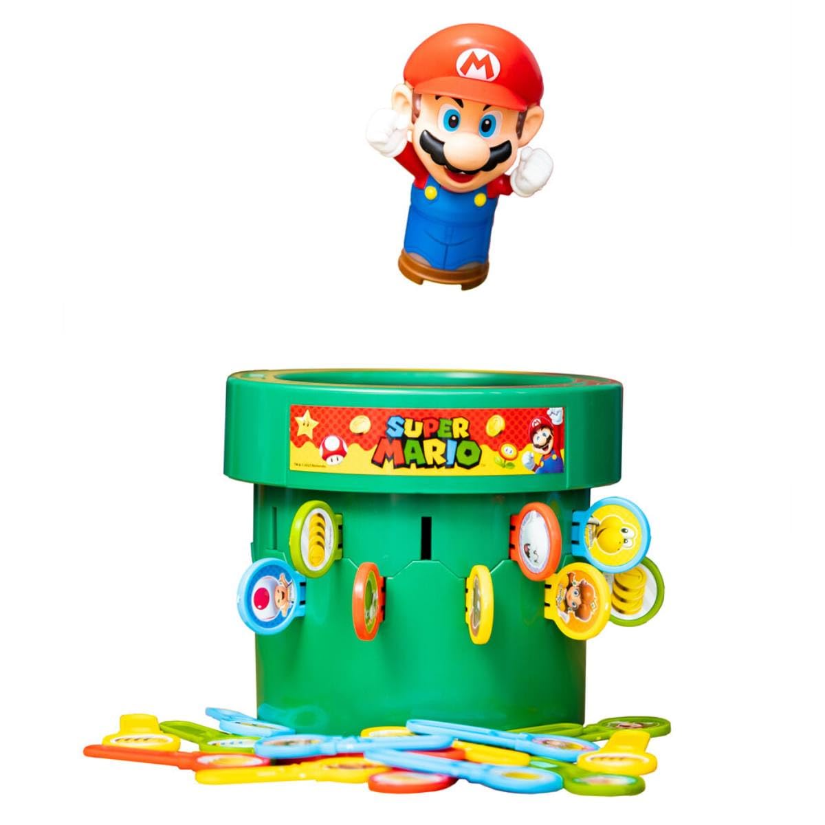 TOMY Pop Up Super Mario Board Game - 2-4 Players, Ages 4+