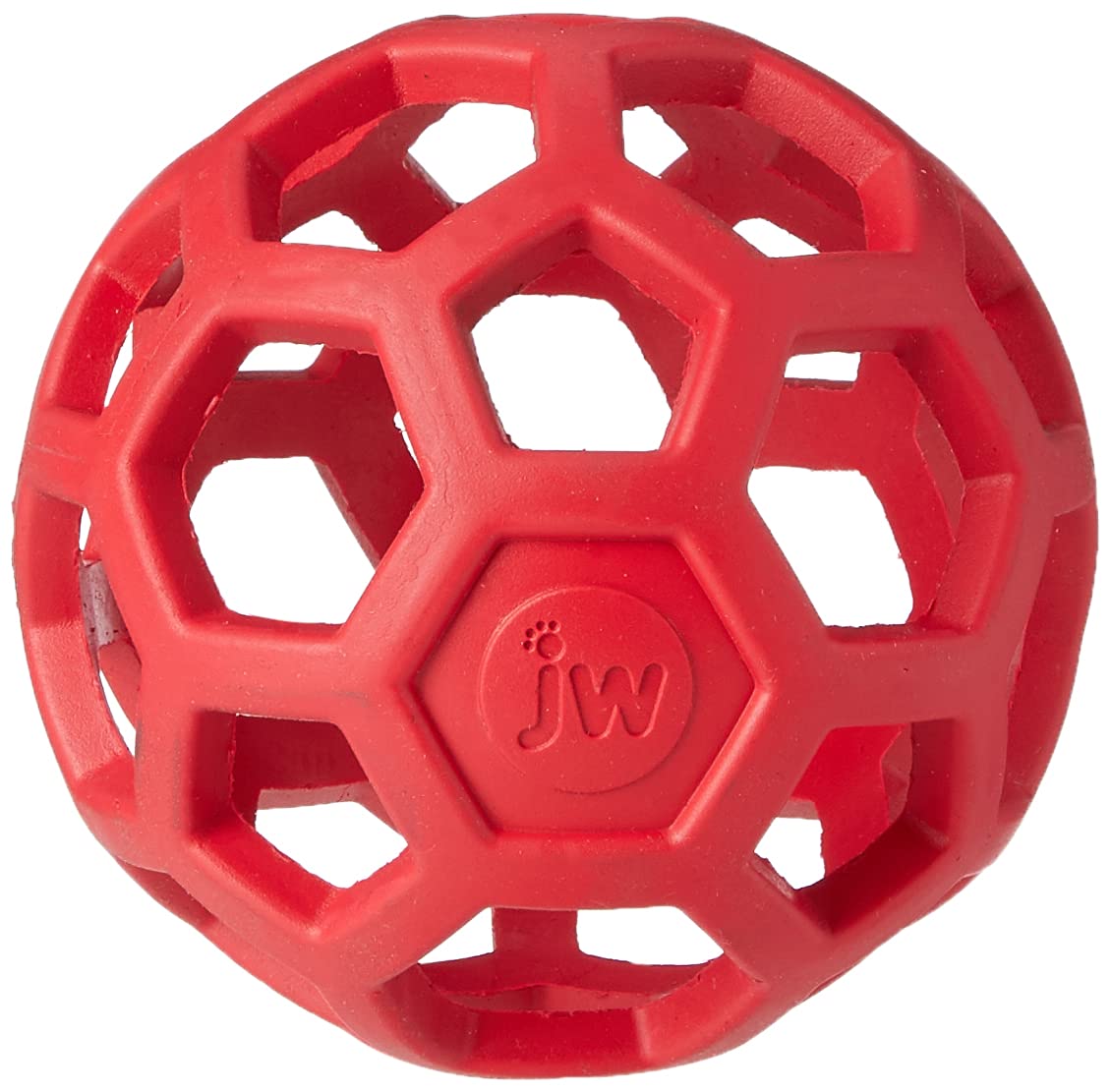 JW Hol-ee Roller Treat Ball - Durable Natural Rubber Chew Toy for Medium Dogs | Assorted Color