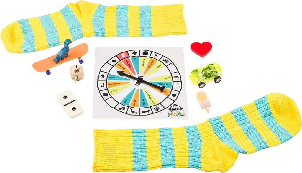 Green Brothers Games The Sock Game Junior Family Board Game for Kids Ages 5+