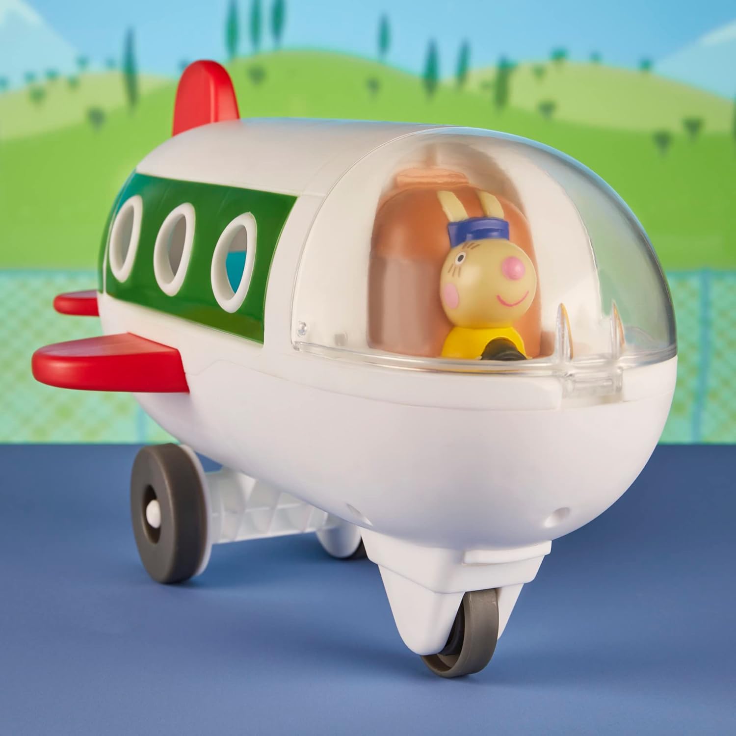 Peppa Pig F3557 Adventures Plane Playset - Rolling Vehicle with Peppa Figure, Ages 3+ 6