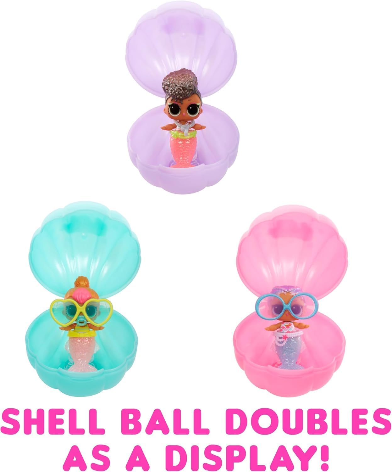 L.O.L. Surprise! Mermaids Baby Sisters - Colour-Changing Tails, 8 Random Dolls 3