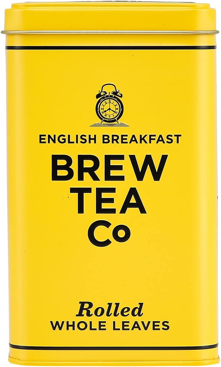 Brew Tea Co - English Breakfast Tea in Classic Tin - Strong & Malty - 150g Loose
