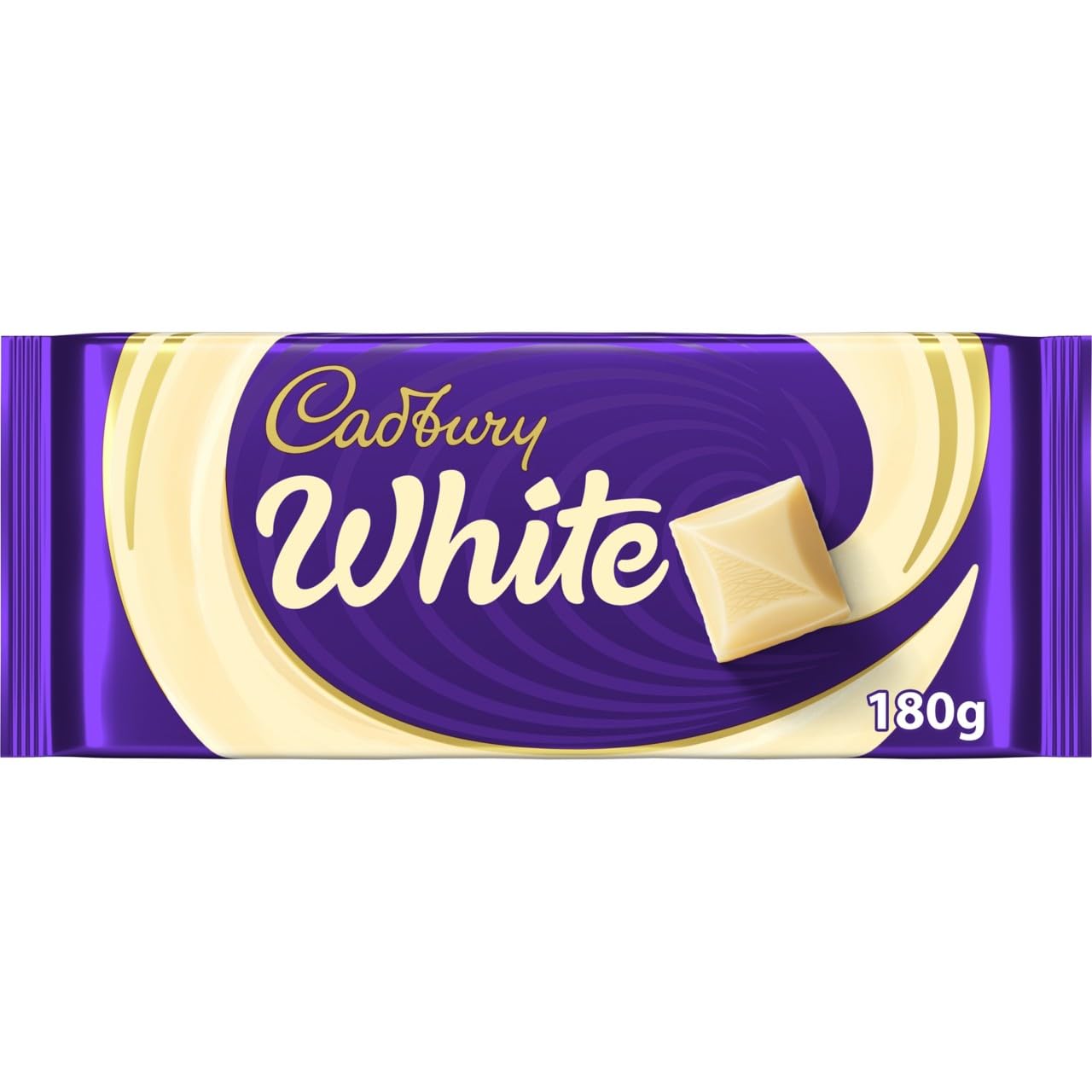 Cadbury White Chocolate Bar - Creamy White Chocolate Treat | 180g Bar 1
