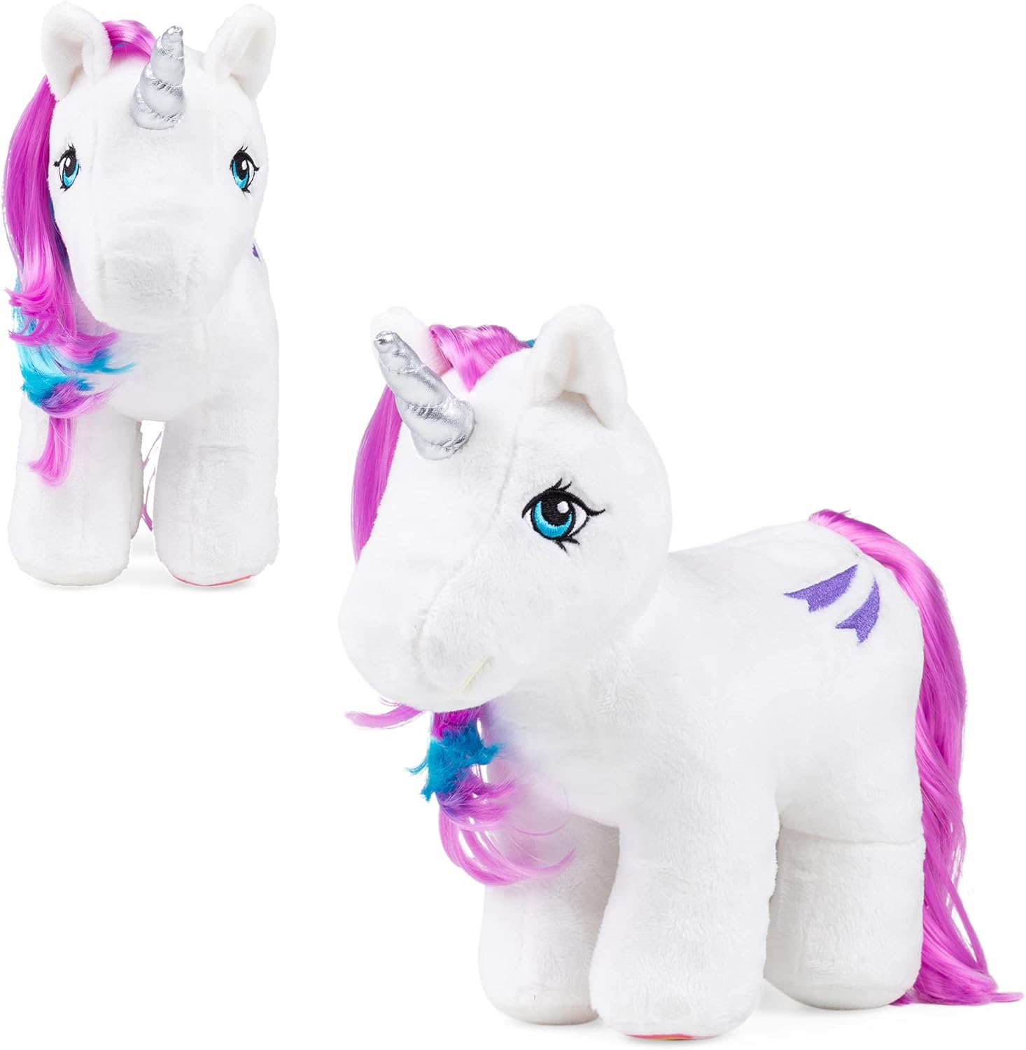 My Little Pony 40th Anniversary Plush Glory - Retro Unicorn Collectible Toy